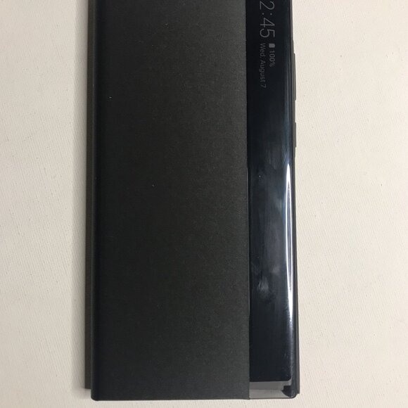 GENUINE Samsung S-View Flip Cover for Galaxy Note20 5G Black - Picture 2 of 8